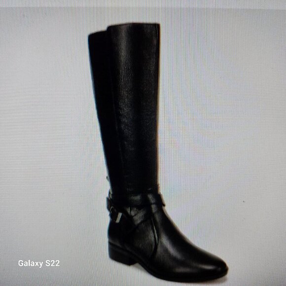 Naturalizer "Rena" Black Leather Riding boots. NIB. Size 6.5 Wide. - Picture 1 of 14